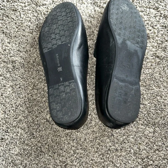 Birdies Flats Womens Size 9 The Starling Loafer Black Leather Round Toe Slip On - Picture 7 of 10